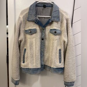 Sherpa Jean Jacket